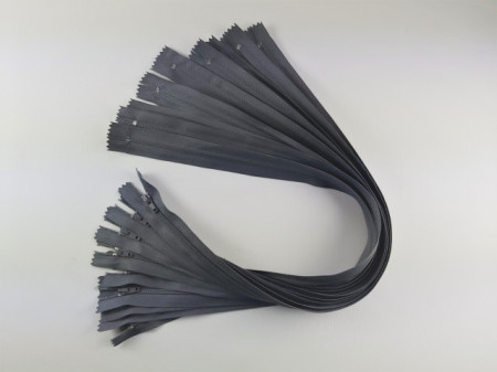 Fermoare lenjerie #3 - 50 cm gri inchis cod311