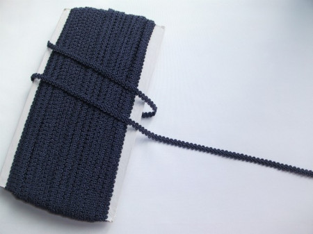 *Galon Poliester 7mm, cod1848- bleumarin