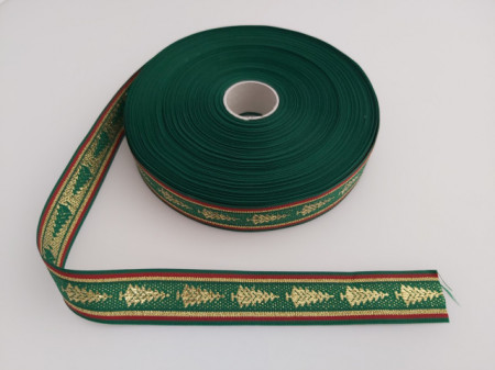 Banda tesuta braduti 30 mm - verde