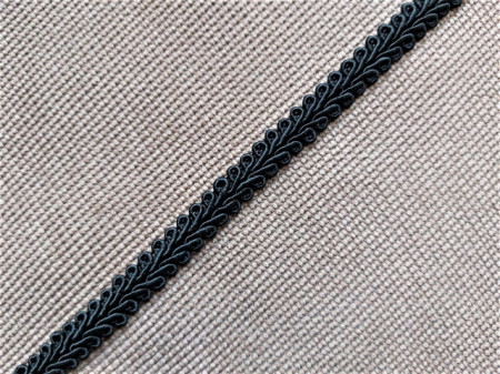 *Galon poliester 10mm, cod 3, negru
