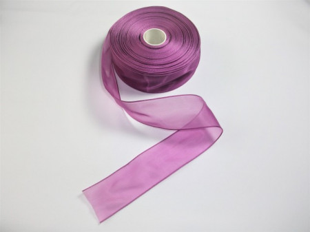 Panglica organza 40 mm mov