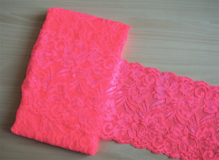Dantela elastica roz coray 15cm, cod301
