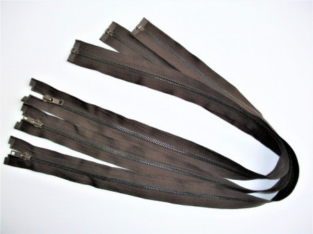 Fermoare detasabile #5 metal maro 50, 60, 70, 80, 90 cm