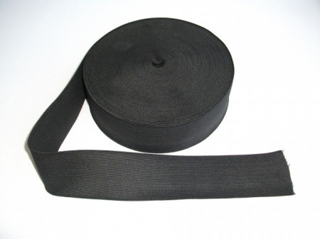 Elastic lat 80 mm alb sau negru