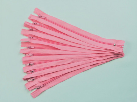 Fermoare fusta #3 - 20 cm roz inchis