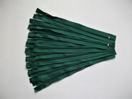 Fermoare fusta #3 - 20 cm verde inchis