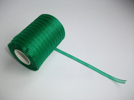 Panglica organza 6 mm - verde iarba