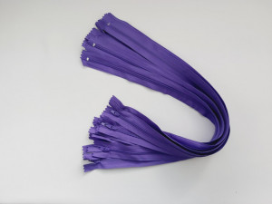 Fermoare lenjerie #3 - 50 cm mov cod559