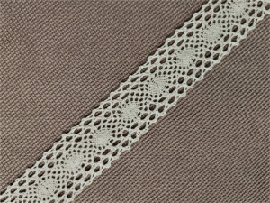 Dantela bumbac cod I, 30mm/10m, natur