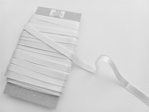 Elastic bretele sutien - alb, 15mm/25m