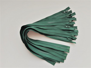 Fermoare detasabile #5 injectate 50,60,70,75,80,90 cm verde brad