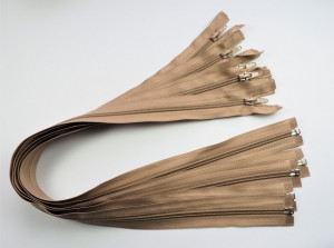 Fermoare detasabile #5 nylon 50,70,75,80,90 bej