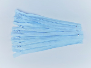 Fermoare fusta #3 - 20 cm bleu