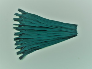 Fermoare invizibile 20 cm verde turcoaz inchis cod830