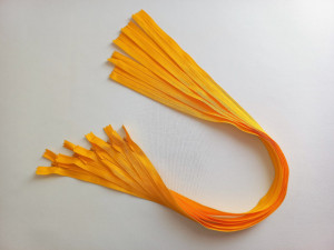 Fermoare invizibile 60 cm galben, cod 111