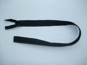 Fermoare invizibile 60 cm negre