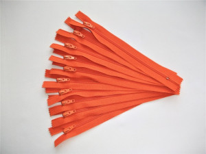 Fermoare nylon #3 - 16 cm portocaliu