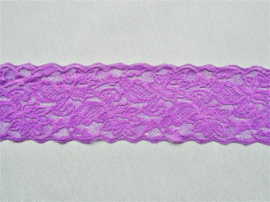 Dantela elastica mov 8cm, cod300