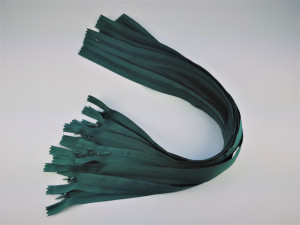 Fermoare invizibile 50 cm verde inchis, cod 272