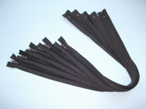 Fermoare lenjerie #3 - 50 cm maro inchis
