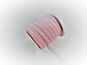 *Banda catifea elastica 10mm - roz - 25yds