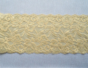 Dantela elastica bej 15cm, cod301