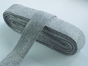 Elastic Lurex Argintiu - 40mm