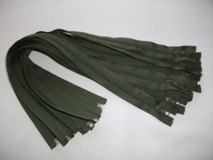 Fermoare detasabile #5 nylon 50,60,70,75,80,90 kaki