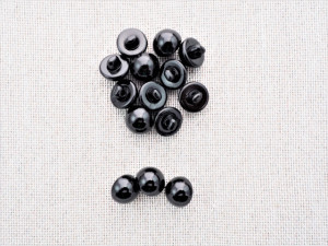 Nasturi perla M16 - negru, cod2