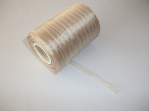 Panglica organza 6 mm - bej
