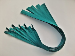 Fermoare invizibile 50 cm verde turqoise, cod275