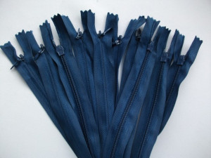 Fermoare invizibile 60 cm bleumarin, cod330