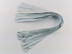 Fermoare lenjerie #3 - 50 cm gri albastrui