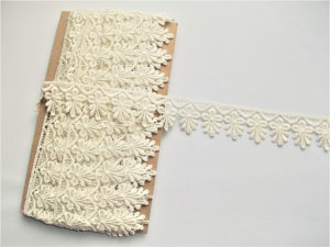 *Dantela poliester 4.1cm crem, cod5196