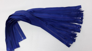 Fermoare detasabile #5 injectate 50,60,70,75,80,90 cm albastru