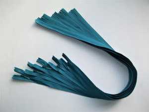 Fermoare invizibile 50 cm albastru turqoise. cod210