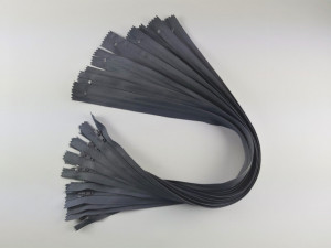 Fermoare lenjerie #3 - 50 cm gri inchis cod311