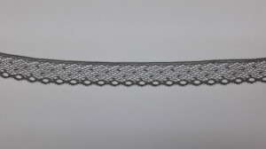 Dantela neelastica gri 2,80 cm, cod7