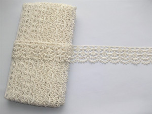 *Dantela poliester 4.5cm crem, cod5154