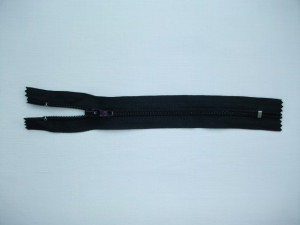 Fermoar fix 20, 30, 35, 40, 45cm negru
