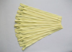 Fermoare fusta #3 - 20 cm galben