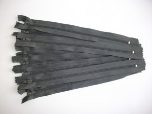 Fermoare fusta #3 - 20 cm gri inchis cod311