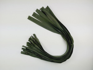 Fermoare invizibile 60 cm kaki , cod327