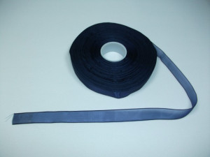 Panglica organza 10 mm - bleumarin