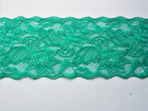 Dantela elastica verde 8cm, cod300