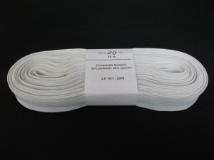 Elastic Oradea 30 mm alb si negru