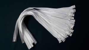 Fermoare detasabile #5 injectate 50,60,70,75,80 cm albe
