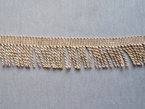 Franjuri poliester 5.8cm/11m bej