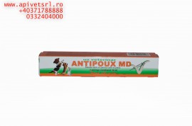 Antipoux MD- cea mai buna la pret solutie fara prescriptie pt deparazitare atat catei cat si pisici, pipeta pt 120 kg greutate vie, pt 1 luna