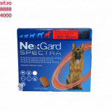 Nextgard Spectra Comprimat masticabil pt protectie caini contra capuselor si dirofilariei